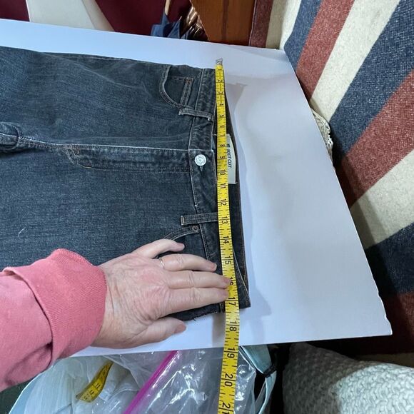 Vintage GAP size 12L Boot Cut stretch dark wash jeans - Picture 4 of 8